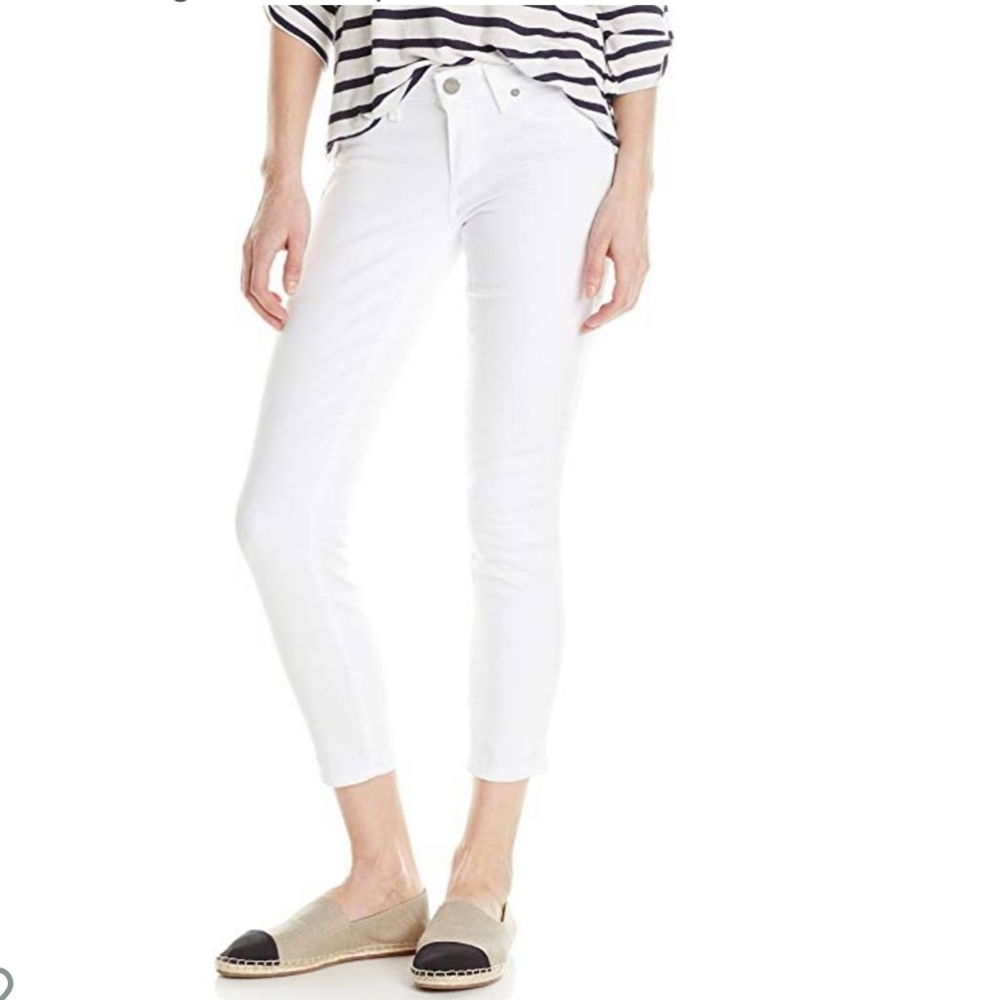 PAIGE Verdugo Crop white Skinny Jeans